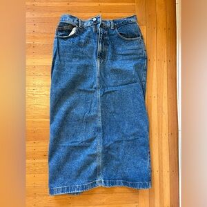 Vintage Calvin Klein denim skirt
